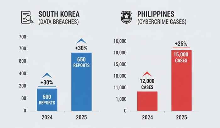 Rising privacy threats Korea and Philippines data 2024-2025.